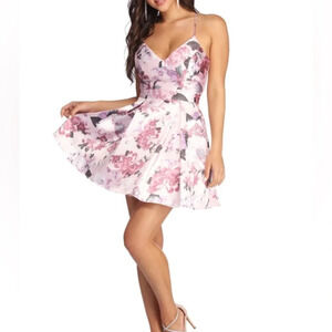short glitter homecoming dresses Kate Chic One Shoulder Column Short Sequin Homecoming Dresses, Hot Pink main image 0